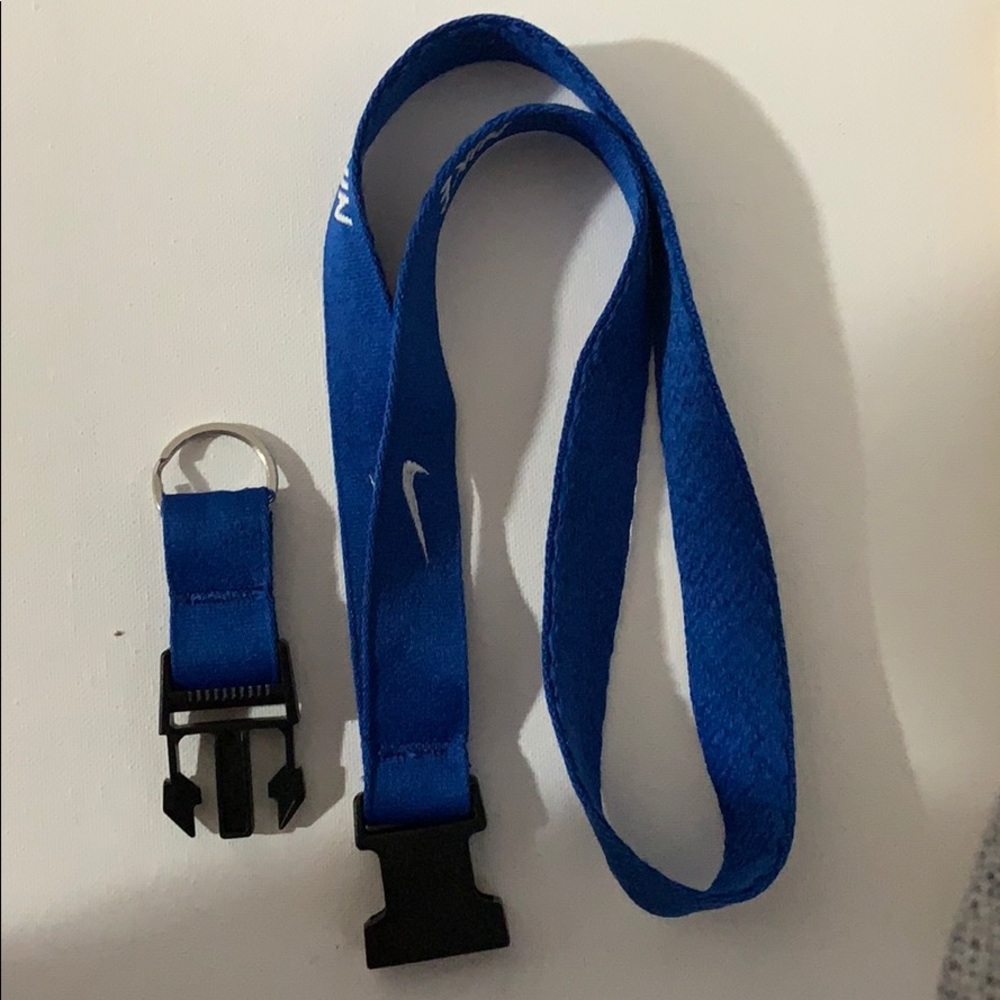 Nike lanyard blue